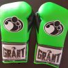 Grant Worldwide Custom Pro Fight Boxing Gloves CowHide Leather